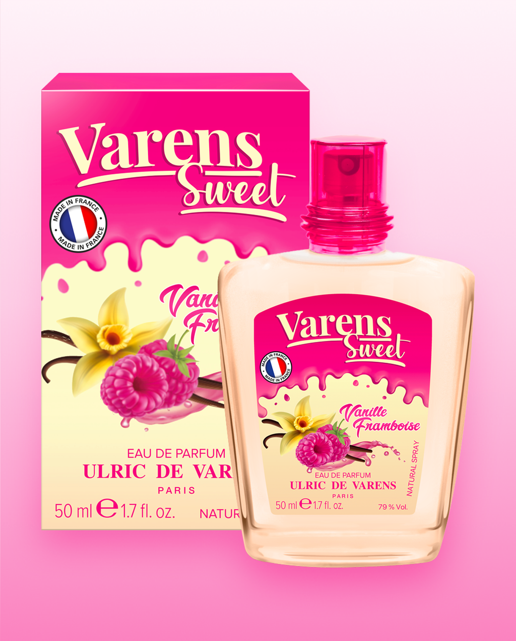 Ulric de Varens Sweet Vanille Framboise Eau de Parfum 50ml