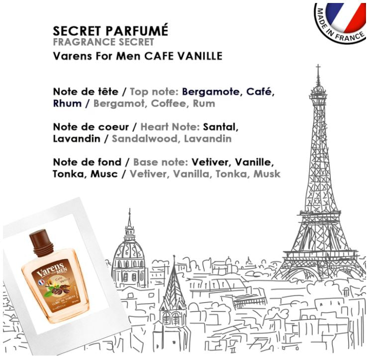 Ulric de Varens - Varens For Men Café Vanille - Eau de Toilette 100 ml