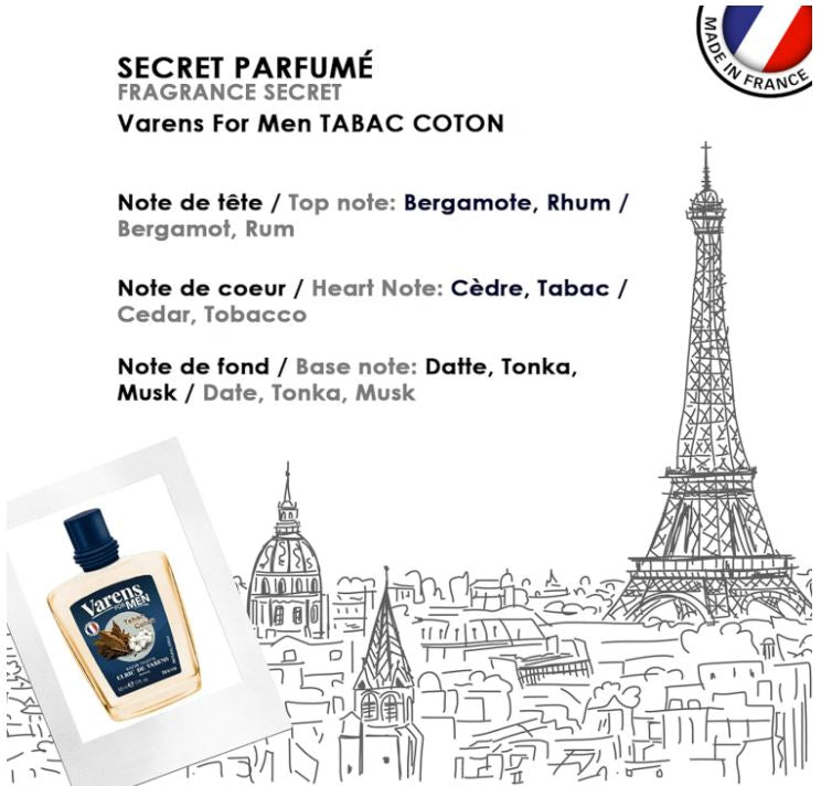 Ulric de Varens - Varens For Men Tabac Coton - Eau de Toilette 50 ml
